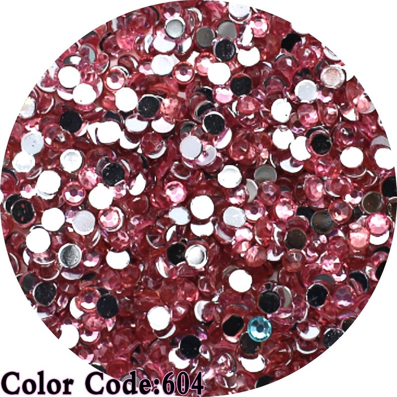 THUTEP 10000 Pieces Shiny 5D Diamond Art Painting Beads, Single Color Code:604, Rhinestones Accessories for Crafting, Round Beads Art Replacement for DIY Craft Diamond Art Painting Accessories (604) - Image 2